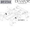 Bristan Descent Wall Mounted Bath Filler Tap Spares